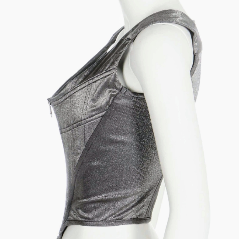 Vivienne Westwood Anglomania Vintage Bustier Y2K Corset Top NWOT Size 46IT - Picture 3 of 9